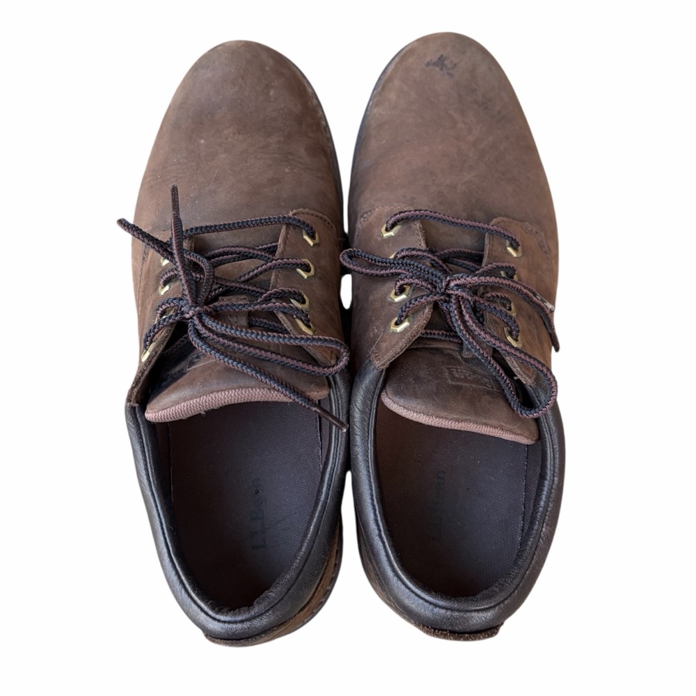 L.L. Bean Stonington Brown Leather Oxford Shoe Men’s Size 11.5 - Picture 5 of 11